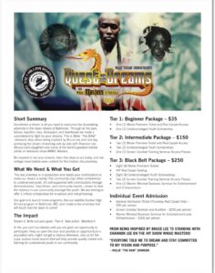 quest for your dreams donation-tiers